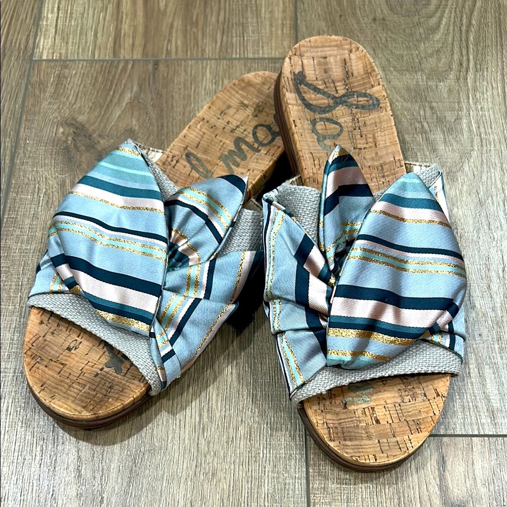 Sam Edelman Heidi Sandals Striped Bow